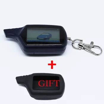 2-pásmový LCD Diaľkový ovládač aplikácie Keychain Reťaz Vhodné na Vozidlo Bezpečnosti Dve spôsobom, Auto Alarm Systém Twage Starline B9