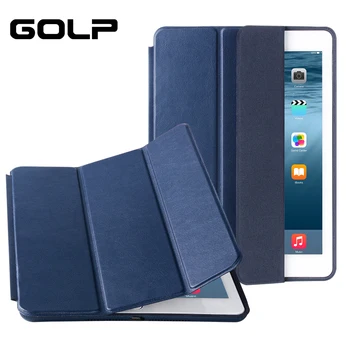 Pre ipad vzduchu prípade, GOLP PU kožené puzdro Smart cover pre iPad vzduchu 1, Stojan, puzdro Pre ipad vzduchu 2, Funda Flip Prípadoch pre IPad vzduchu 1 2 3 4