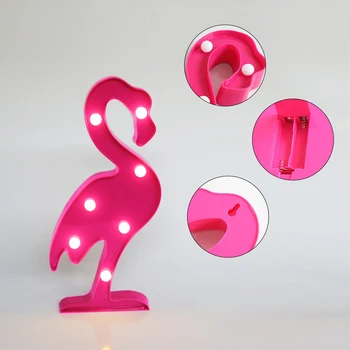 Lampa LED Lampa Nočného Flamingo detská izba dekorácie LED Svetla Jednorožec Prívesok Svetlo Ananás Kaktus Star Svietidlá Nástenné Svietidlo