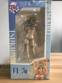 26 cm Sexy Anime Sekirei Tsukiumi Lunárny Mare Modrá Bikiny, Plavky Ver Model PVC 1/7 Rozsahu Maľované Akcie Obrázok hračky Deti Bábiky