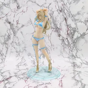 26 cm Sexy Anime Sekirei Tsukiumi Lunárny Mare Modrá Bikiny, Plavky Ver Model PVC 1/7 Rozsahu Maľované Akcie Obrázok hračky Deti Bábiky