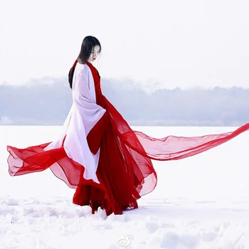 Elegantné Tradičné Starovekej Čínskej Tanečných Kostýmov, Žena Hanfu Princezná Šaty Orientálne Rozprávky Výkon Národnej Fázy Oblečenie