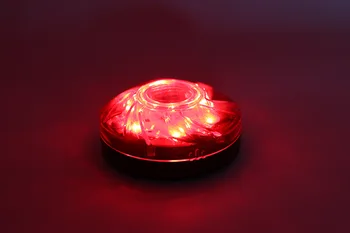 Jasné LED Kolo Strobo Maják Červené Núdzové Blikajúce Výstražné Lampy Bezpečnosť Cestnej premávky Upozornenie Svetlo s Magnetickou Základňou