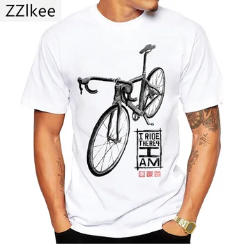 Dirt Bike Tetovanie Cyklistika Cestná Cyklistika Tipy Bicykle Kreslenie Mtb T-Shirt Vintage Hip Hop Muži T-Shirts Tlačiť Bežné Tees Topy