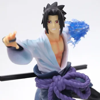 24 cm Anime Naruto Figúrka Chidori Uchiha Sasuke Obrázok Bitka ver. Dekorácie PVC Zbierať modely, hračky bábiky darčeky pre deti