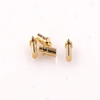 100ks Výška 3,5 mm Chvost 1.0 mm Žena PCB Pin Cieľového Kontakt Cez Otvor na Jar Naložené Pogo Pin Pad Rovný Povrch