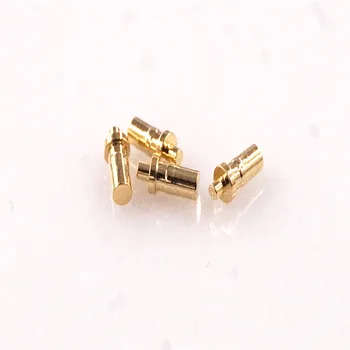 100ks Výška 3,5 mm Chvost 1.0 mm Žena PCB Pin Cieľového Kontakt Cez Otvor na Jar Naložené Pogo Pin Pad Rovný Povrch