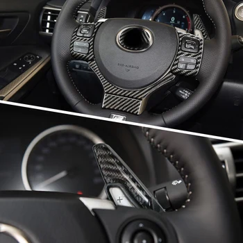Pre LEXUS prijímac nx200 300h CT200h IS250 200t RC príslušenstvo Volant zdobia uhlíkových vlákien automotive interior trim nálepky