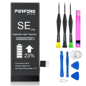 Perfine Batérie pre Iphone SE 2000mAh Náhrada za A1724 A1723 s Repair Tool Kit