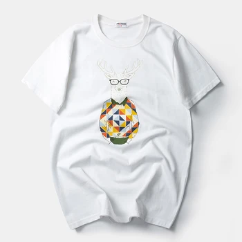 Jeleň t-shirt 7XL Plus Veľkosť Letné tričko Bežné Bavlna футболка Krátke Mužov Oblečenie Mandalorian M L XL XXL XXXL 4XL 5XL 6XL