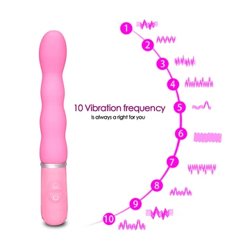 10 Speed AV Čarovná Palička Dildo Vibrátor Stimulátor Klitorisu Intímne Tovaru Pošvy Masáž Stick Klitoris Vibrátor Sexuálne Hračky pre Ženy