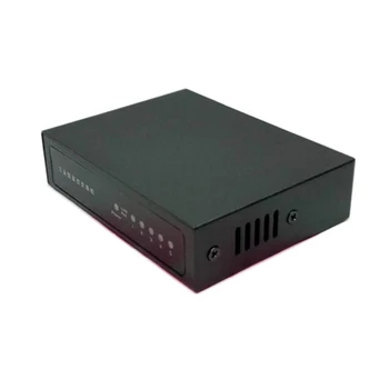 5-portový HUB Teleskopom Zrkadlo/ Zrkadlenie Prepínač 100/1000M Hub Siete Packet Capture Replika Ethernet Repeater