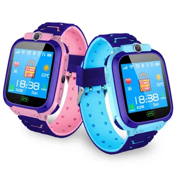 Deti Smart Vodotesné Hodinky Anti-stratené Dieťa Náramkové hodinky S GPS Polohy a SOS Funkcia Pre Android a IOS