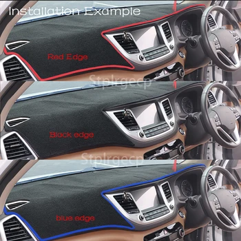Pre Hyundai Elantra 2016 2017 2018 2019 AD Avante Anti-Slip Mat Panel Kryt Pad Slnečník Dashmat Anti-UV Koberec Príslušenstvo