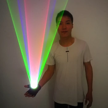 Doprava zadarmo RGB Laser Víchrica Multicolour Laser Vír Laser Muž fáze LED svietiace Kostýmy