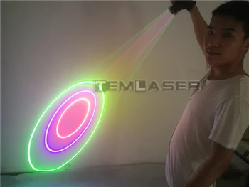 Doprava zadarmo RGB Laser Víchrica Multicolour Laser Vír Laser Muž fáze LED svietiace Kostýmy