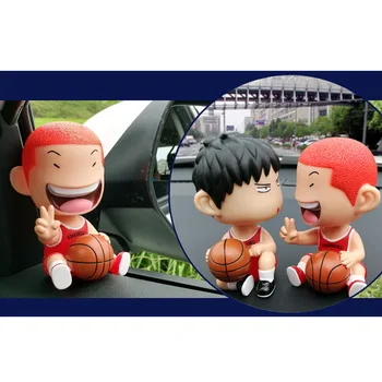 12-13 cm 4 Typy Založené Cartoon Slam Dunk Shohoku Basketbalového Hráča Obrázok Hračky Hanamichi Rukawa Kaede Anime Auto Dekorácie Modelu