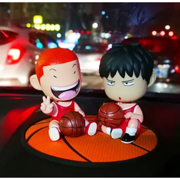 12-13 cm 4 Typy Založené Cartoon Slam Dunk Shohoku Basketbalového Hráča Obrázok Hračky Hanamichi Rukawa Kaede Anime Auto Dekorácie Modelu