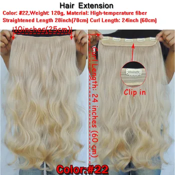 Wjj12070/22# 2Piece Xi.Skaly 5 Clip in Vlasy parochňa Syntetické parochne Klipy Rozšírenia Kučeravé Vlásenky Hairpiece Béžová Blond