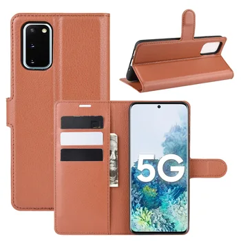 Pre Samsung Galaxy S20 FE A42 M51 A51 4G 5G Peňaženky Prípade Flip Kožený Kryt Mobilný Telefón Prípade TPU Kryt Plášťa s Držiteľov Karty