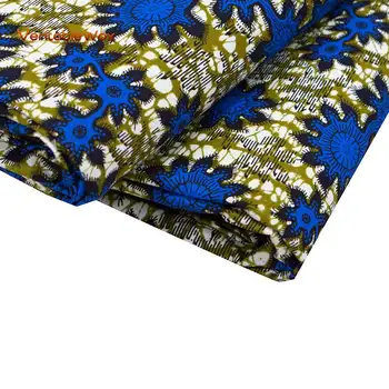 2020 Afrike Ankara Vytlačí Batik Pagne Vosk Textílie Afriky Šaty Plavidlá DIY Šitie Textilných Polyester Vysokej Kvality Tissu FP6345