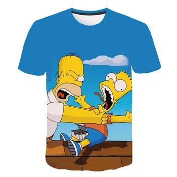 2019 zábava simpsonovci T-shirt lete mužov a žien cartoon agedness Simpson módne krátke rukávy topy