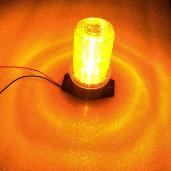 CREK Oranžové Výstražné LED Svetlo Školský Autobus Núdzové Svetlo Kombajn Flash Maják Svetla 12 24V LED Strobo Lampa pre Stavebné Auto
