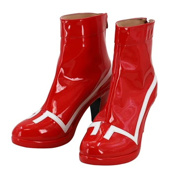 Miláčik v Franxx Nula Dva Kód 002 Cosplay Topánky Červené Topánky na Vysokom Podpätku Zákazku Akejkoľvek Veľkosti