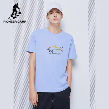 Pioneer Tábor 2020 Lete pánske T-shirts Modrá Žltá Biela Bavlna Hip Hop Móda Tlačené Nové Topy, Košele Muž ADT0208061