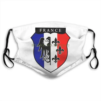 Maglietta Ceny Karola Veľkého Pre Francúzsko Štít Lvf 33. Organizácie waffen Tuponosý Divízie Letné Hot Predaj masku na Tvár Masky