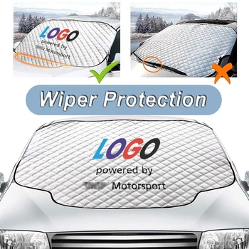 Skladacia čelného skla Snehovej pokrývky Prípade Blok pre BMW M Automatické Logo, Znak Predné Okná Čelné sklo Protislnečnú Clonu Ice Protector