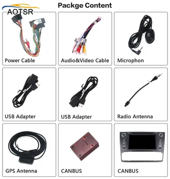 Android 8.0 Auto multimediálne dvd prehrávač hlavy jednotky Na BMW E90 E91 E91 E92 E93 2005-2012 Rádio stereo Audio gps magnetofón Wifi