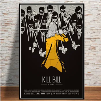 Plagát A Vytlačí Hot Kill Bill Pulp Fiction Filmu Film Vintage Maľovanie Umeleckých Obrazov Na Stenu Pre Obývacia Izba Home Collection Dekor