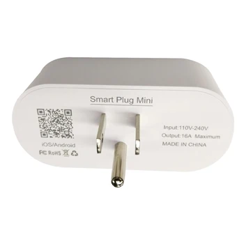 USA USA Zástrčka 16A Energie Monitorovanie Smart Plug Wifi Smart Zásuvky Tuya Inteligentný Život AppAlexa Google Smart Home Ovládanie Hlasom NÁM Zásuvky