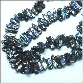 1 strand dĺžka prírodné umelé sladkovodné perly biwa pearl nepravidelného tvaru pearl reťazce veľkosť 10-15 mm sladkovodné perly korálky