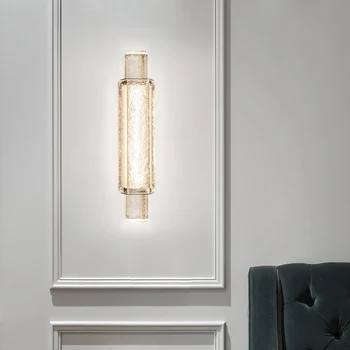 Jmzm Moderné Nástenné Svietidlo Crystal Priesvitné Svetlo Luxusné Pozadí na Stenu Svetla, Obývacia Izba, Spálňa LED Nočné Osvetlenie