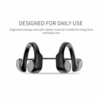 Kostné Vedenie Neckband Bluetooth Slúchadlá Bezdrôtové Slúchadlá Nepremokavé Sweatproof Headset pre Cyklistiku so Systémom IOS Android