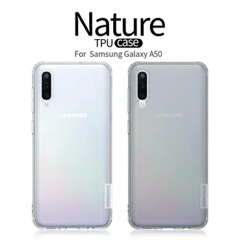 Puzdro Pre Samsung A50 Prípade Samsung Galaxy A70 Nillkin Prírody mäkké TPU jasné, Transparentné Zadný Kryt s Maloobchodných Balíkov