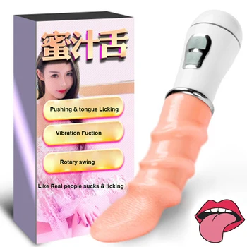 Sex jazyk Vibrátory pre ženy Stimulovať Ústne Lízanie stimulátor klitorisu análny masér G-Spot Vibrátor, dildo sexuálne hračky pre ženy
