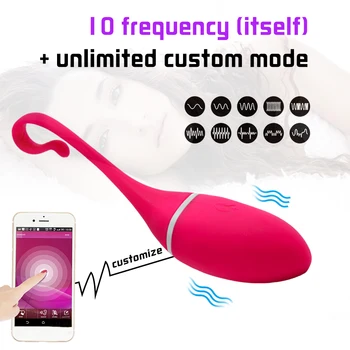 APLIKÁCIU Bluetooth Vibračného Vajíčka, Sexuálne Hračky pre Ženy Bezdrôtové Ovládanie Vibrátor Kegel Vaginálne Sprísnenie Cvičenie Ben Wa Loptu Sex Shop