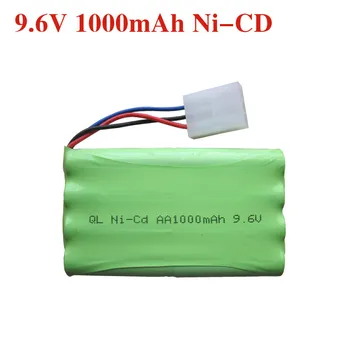 9.6 v 1000mah ni-cd batérie 8 x aa 1.2 v 1000mah nabíjateľnú batériu, RC Auta, Lode MZ 2050 2054 2060 2053 2020 ket-3p Plug