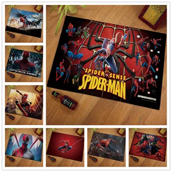 60x40cm Spiderman Deti Vitajte Podlahové Rohože Tlač Kúpeľne, Kuchyne, Koberce Deti Doormats pre Obývacia Izba deti Koberce