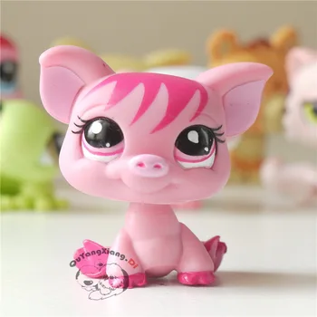 CW017 Pet Shop Zvierat Ružová bravčové bábika akcie Obrázok