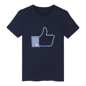Facebook Populárny Čaj Muži Ženy Osobnosti Tričko v Lete Pár Krátky Rukáv T-shirt Harajuku Fashion T-Shirt Hip Hop Bavlna Čaj