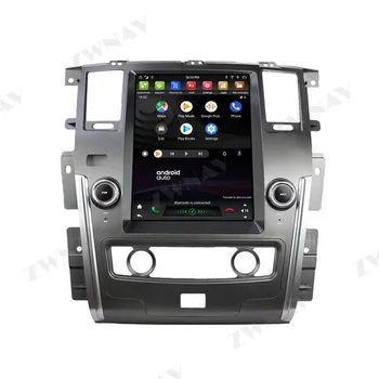 Android 9 12.1 palce PX6 vertikálne obrazovke Tesla štýl autorádia GPS, bluetooth, navigácia prehrávač pre Nissan Patrol 2010-