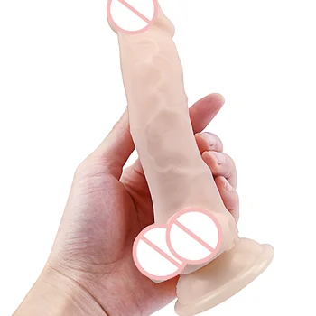 Telo-farebné žena dildo tekutý silikónový simulácia penis v jedno-a dvojposteľových tvrdosť mužského penisu ženská masturbácia zariadenia