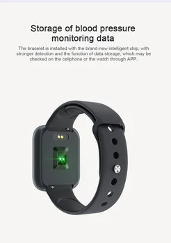 Smart Hodinky T80 Bluetooth Srdcového tepu Fitness Tracker Muži Ženy Nepremokavé Smartwatch Pre IPhone Xiao PK P70 P68 Plus
