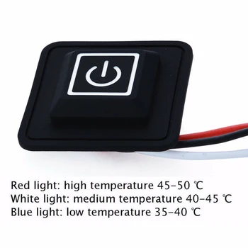 Nepremokavé 3 Gear Car Zimné Vykurovanie Elektrické Pad USB Nabíjanie Umývateľný Vesta Zliatiny Vlákna, Vonkajšie Termálne Teplé Oblečenie Späť