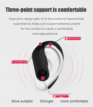 TWSEarphone B1 Bluetooth Pravda, Športové Bezdrôtové Slúchadlá Herné Slúchadlá Ucho 8D Stereo Slúchadlá VS QCY Pre Všetky Smartphone