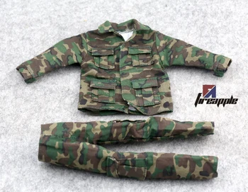 Oblečenie Nastaviť Vojak Príslušenstvo 1/6 Rozsahu Jungle Kamufláž Bojové Uniformy Pre 12